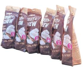 Jsfccb12 Jack&pup Set If 6 Bags - Coconut Fruit-a-chew Sizes S-m-l For Dogs By
