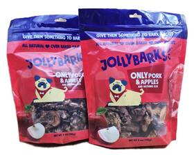 Ljp05 Jack&pup Set Of 2 Bags - Jolly Barks Dog Treats Flavor Pork And Apples