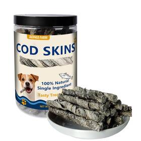 Jadingsfarm 717661806291 Cod Skin Dog Treats Single Ingredient Natural Fish Chews Grain Free H