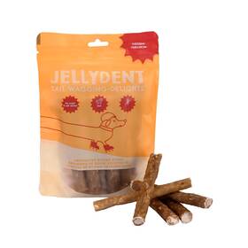 Jellydent Tail - Wagging & Chewable Delights 750402005006 Dog Dental Chews Single Ingredient Beef Skin For Plaque And T
