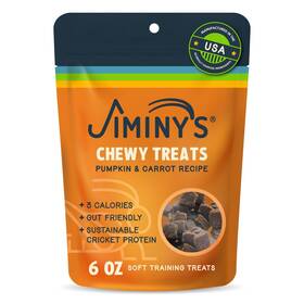 Jiminys 852201007469 Chewy Cricket Training Treats For Dogs Low Calorie Hypoallergenic Made In