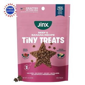 Jinx 850012112983 Chicken And Banana Treats 4 Ounce Pack Beef Training Healthy All-natural Jinx 850012112983 Chicken And Banana Treats 4 Ounce Pack Beef Training Healthy All-natural