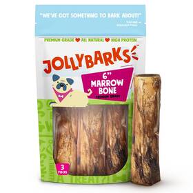 Jolly Barks 850012766469 Marrow Bones For Dogs 3 Pack Long Lasting Count Of 1