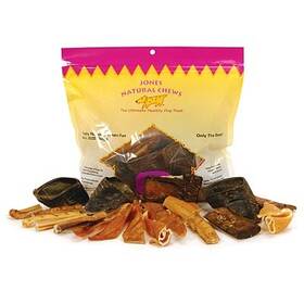 05028 Jones Natural Chews Variety Bag 20 Pcs/bag Pork And Beef Dog Treat Bones Usa-ma