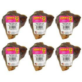 4gwd Jones Natural Chews Beef Knee Caps 6 Ct Naturally Smoked For Small Dogs