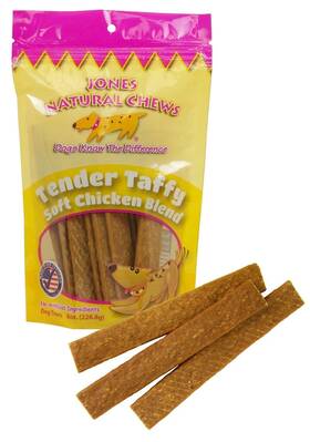 9646400 Jones Soda Co. Natural Chews Chicken Tender Taffy Dog Treat 8oz
