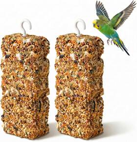 Jousonty 744759312181 2 Pcs Natural Bird Grain Treat Sticks Blend Foraging Toys For Stress Relief Me Jousonty 744759312181 2 Pcs Natural Bird Grain Treat Sticks Blend Foraging Toys For Stress Relief Me