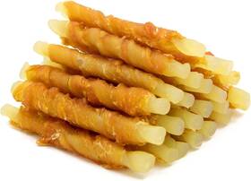 Jungle Calling 696394843868 Rawhide Free Treats For Dogs Chicken Wrapped Cod Sticks Dog Soft