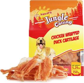 Jungle Calling 705353611148 Dog Treats Chicken Wrapped Bones Rawhide Free Chews Made With R
