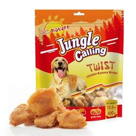 Jungle Calling 713653570928 Dog Treats Chicken Wrapped Banana Grain Free Chips For Do