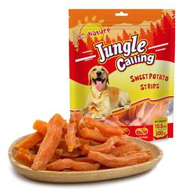 Jungle Calling 713653570966 Dog Treats Sweet Potato Natural Chews For Dogs Low