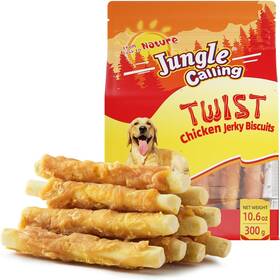 Jungle Calling 744110711547 Chicken Biscuits Dog Treats Rawhide Free Soft Chewy For T