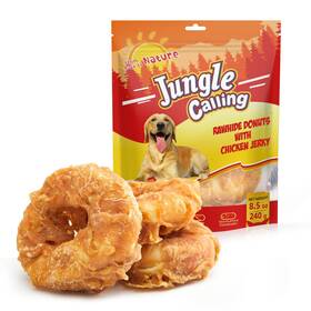 Jdwc024a41 Jungle Calling Beef Tendons For Adult Dogs Chicken Wrapped Dog