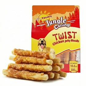 Jdwc030a08 Jungle Calling Chicken Biscuits Dog Treats Rawhide Free Soft Chewy