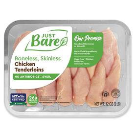 59106 Just Bare Natural Fresh Chicken Tenders Family Pack 32 Ounce Of 1