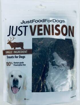 Just Food For Dogs 799471557228 Venison Treats 5 Oz 141 G Exp. 07/2025