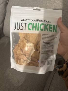 26030km1 Justfoodfordogs Just Chicken Jerky Dog Treats Single Ingredient 5oz