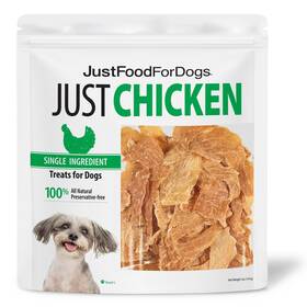 Justfoodfordogs 799471557716 Healthy Dog Treats Single-ingredient Chicken Breast 5 Oz