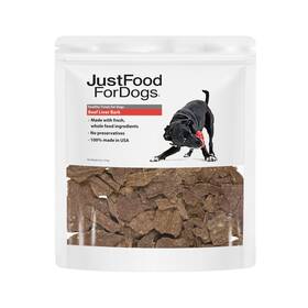 921002022 Justfoodfordogs Limited-ingredient Beef Liver Healthy Dog Treats Preservativ