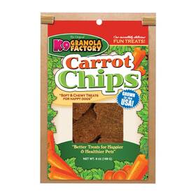 K9 Granola Factory 878803007089 Carrot Chips Dog Treats 5oz Rich In Antioxidants Made Usa