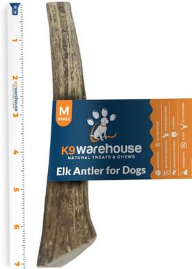 K9warehouse 671072260458 Elk Antlers For Dogs Made In Usa - Split And Whole A