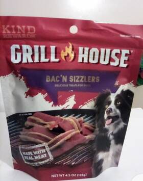Kind Rewards 840139914850 New Bacftn Sizzlers Treats For Dogs 4.5 Oz Free Shipping