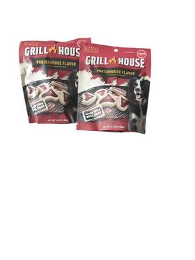 F4-o0i7-l8hq Kind Rewards Set Of 2 Grill House Ribeye And Porterhouse Flavor Dog Treats