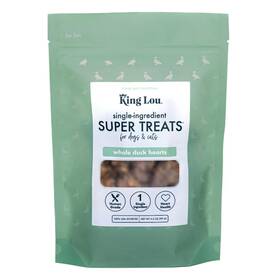 Sisdh3.5 King Lou Pets - Whole Duck Hearts For Dogs And Cats Usa-made Freeze Dried Heart