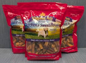 Kingdom Pet 884713000201 9 Lbs X Premium Dog Treats Chicken And Sweet Potato Jerky Twists