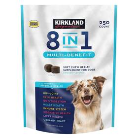1538726 Kirkland Signature 8-in-1 Multi-benefit Soft Chews For Dogs 250 Count