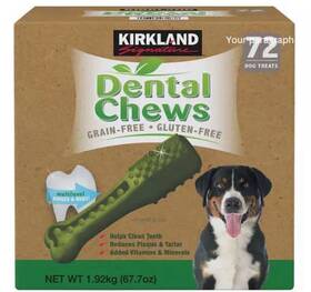 Bhbusazin027227 Kirkland Signature New Usa Signaturee Dental Chews - 72 Dog Treats Green