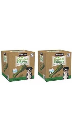 Jl-lrfe-5m3x Kirkland Signature Dental Chews Dog Treats 144 Count