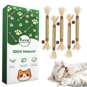 69efc5377ff18be2d28a6297 Kittens Ltd Purriq Natural Silvervine Dental Sticks For Cats