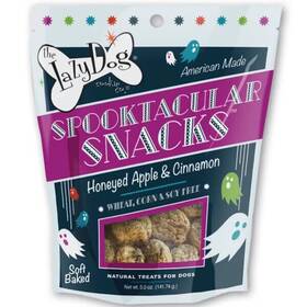 Lazy Dog Cookie Co. 814272012216 Spooktacular Snacks Honeyed Apple And Cinnamon Soft Baked Treats-5oz