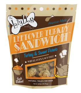 Lazy Dog Cookie Co. 814272012230 The Leftover Turkey Sandwich Treats