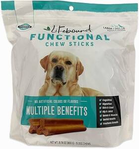 75303 Lennox Lifebound Functional Chew Sticks For Large Dogs 50lbs And Over 15ct