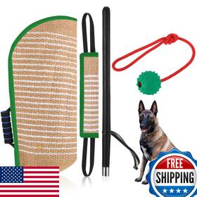 B0dgry9n2j Leyndo 4 Pcs Dog Training Set Include Sleeve Pillow Tug Toy Stick