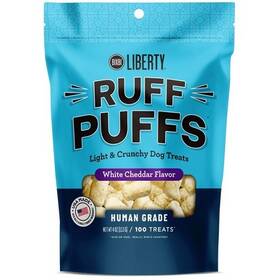 Liberty 856605005151 Ruff Puffs White Cheddar Dog Treats