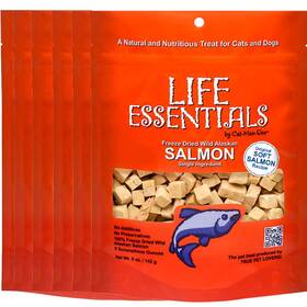 Life Essentials By Cat-man-doo 741533488339 All Natural Freeze Dried Wild Alaskan Salmon Treats For Cats And Dogs - Single