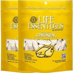 Life Essentials By Cat-man-doo 744110297560 All-natural Freeze Dried Chicken Treats For Dogs And Cats No Grains Fillers Addi