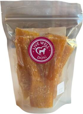 00198168519998 Live Well Dog Beef Jerky Strips Natural Chew Treats Brown