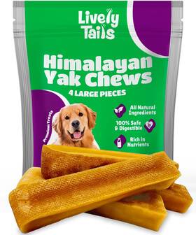 Lively Tails 065008660200 Healthy Yak Cheese Himalayan Chews All-natural And High In Protein Odorless &
