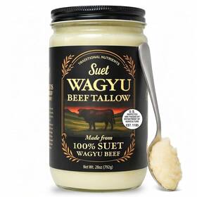 Llc 313093062023 Wagyu Beef Tallow 28oz 100% Pure Suet Kidney Fat Triple-rendered Usda Inspect