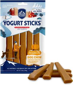 Llc 445009941924 Pumpkin Yogurt Sticks For Dogs Protein-rich Treats With Prebiotics And Probiotic
