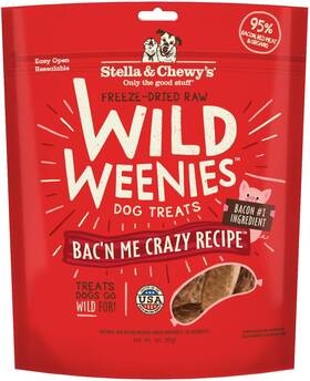 Ww-bc-3 Llc Freeze-dried Raw Wild Weenies Dog Treats All-natural Protein Rich Grain Free