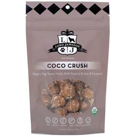 Lord Jameson 753510471036 Coco Crush Organic Dog Treats Made With Peanut Butter And