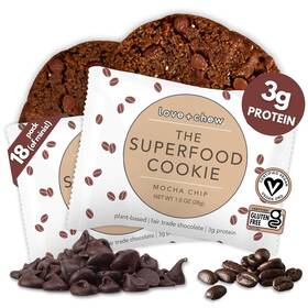 Love Chew 850013807406 Mocha Chip Minis - 18 Count Tasty Gluten 1 Ounce