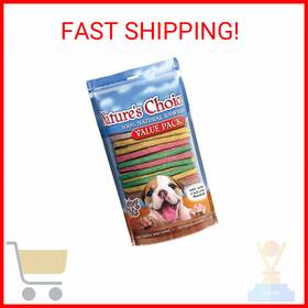 4965.0 Loving Pets Natures Choice 100-percent Natural Rawhide Munchy Sticks Value Pack