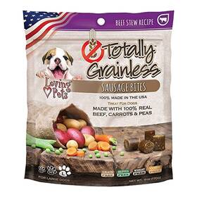 5319 Loving Pets Totally Grainless Sausage Bites 6 Oz Flavor Beef Stew