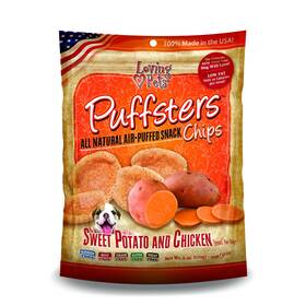 Loving Pets 842982051201 Puffsters Potato Chicken Treats For Dogs 4 Oz
